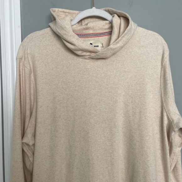 The Normal Brand Puremso Fossil Oatmeal Cream Pullover Essential Hoodie - Picture 4 of 15
